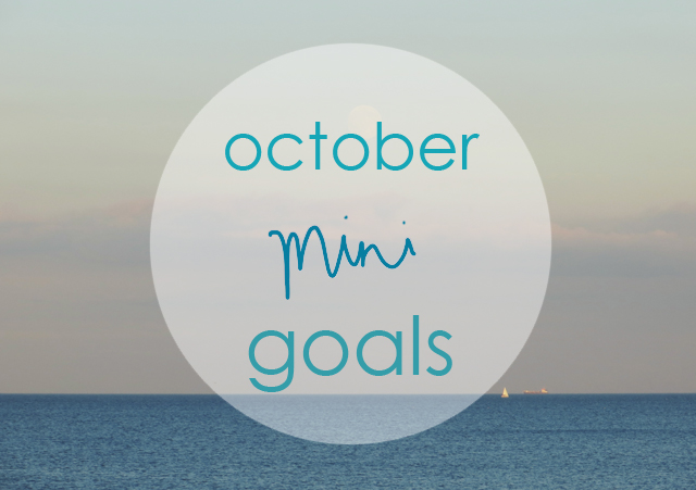 october goals