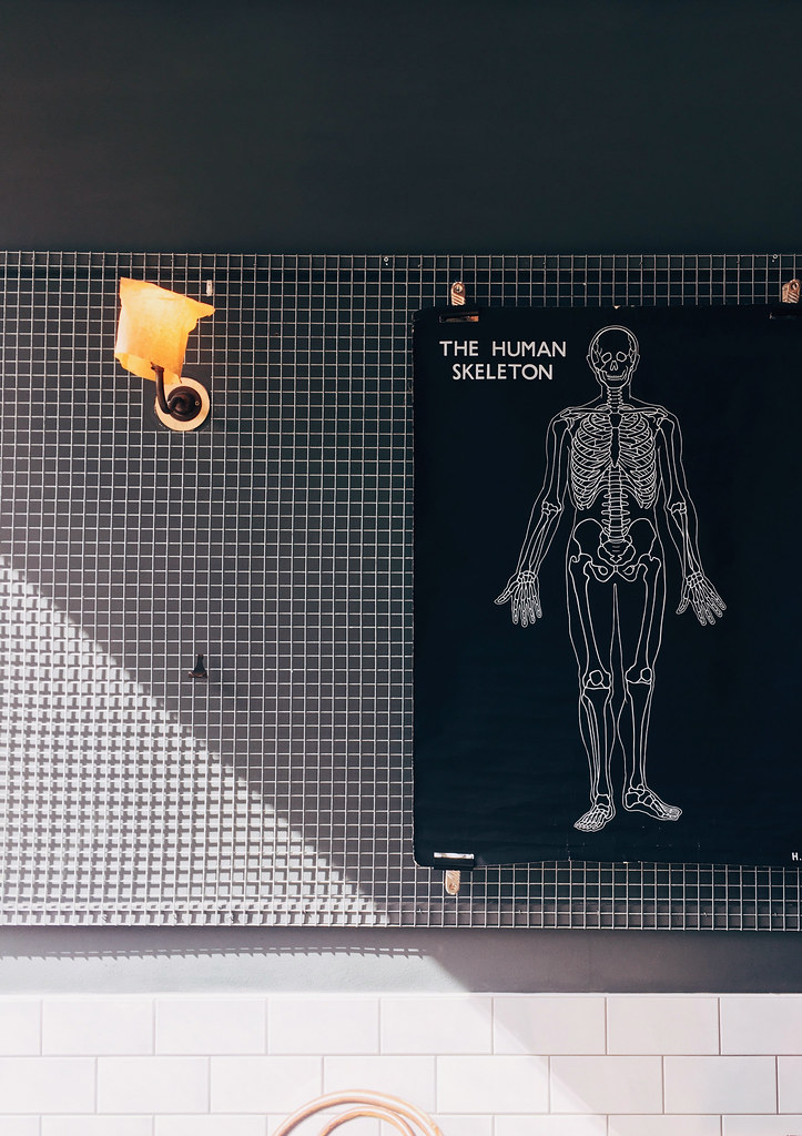 Workhouse Kitchen, Bristol : Being Little. colston street bristol city centre independent shops restaurants old buildings guide workhouse kitchen cafe vegan skeleton poster