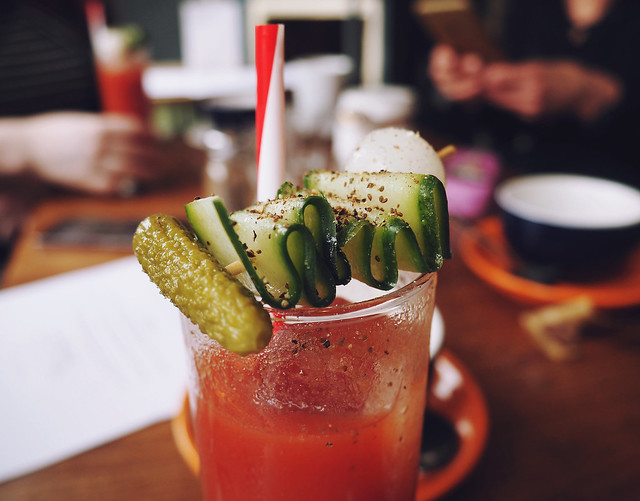 the old bookshop boozy brunch : being little. the old bookshop bar pub bedminster north street bristol food eating out best brunch cocktail menu alex bluett psychopomp bloody mary