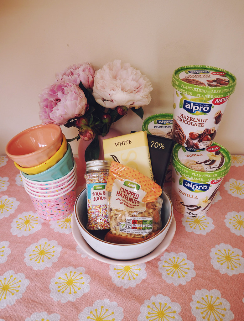 3 Ways to Eat Vegan Ice Cream with Alpro : being little. vegan ice cream recipes ice cream sandwich cereal krispie treat cornflake cake alpro hazelnut chocolate vanilla being little bristol uk lifestyle food blogger