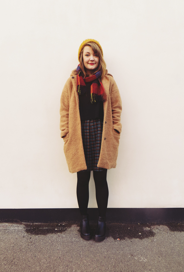 iska check dress