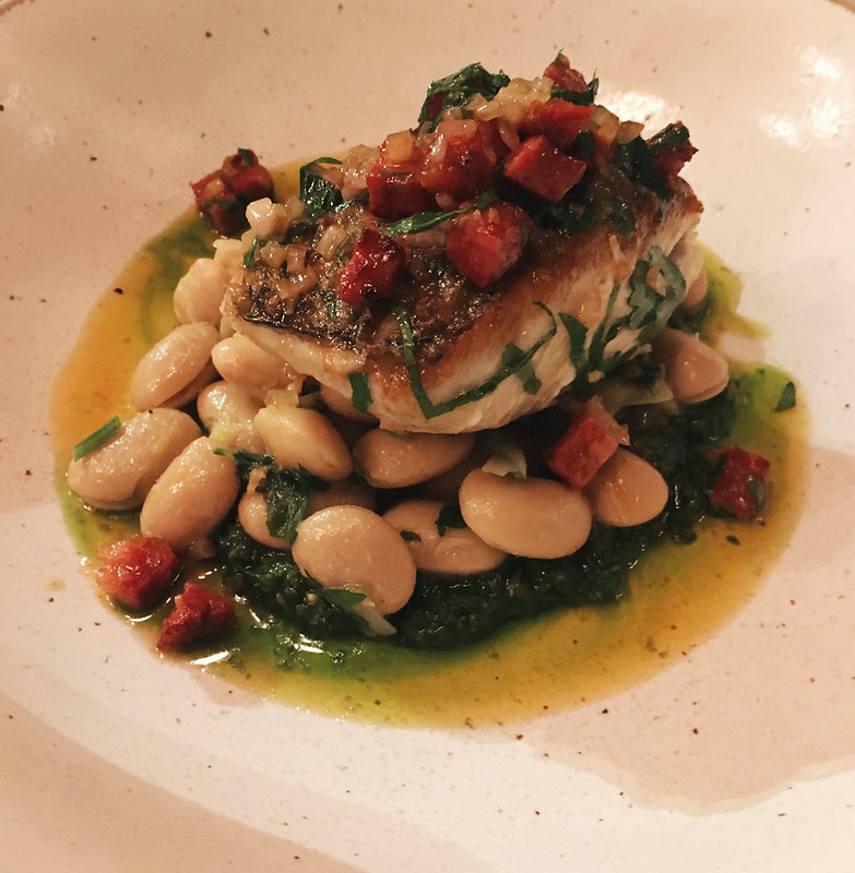 Dinner Box-E Bristol Wapping Wharf Cargo shipping container restaurant Elliott Lidstone being little food blog blogger review fish chorizo butter beans