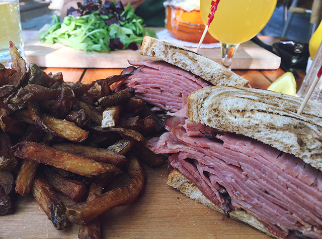 Smoked meat sandwich solo travel blog to ottawa canada
