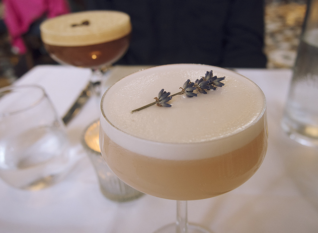 Lavender lady & espresso martini cocktails