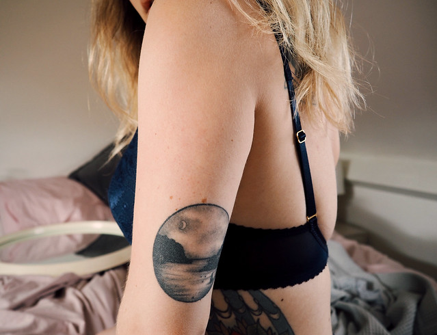 UK Lingerie Gossard Gypsy Underwear Set - Being Little Blog gossard uklingerie.com uk lingerie underwear set bra high waist knickers navy blue lace lyzi unwin tattoos oli read dirtnap bristol being little blog